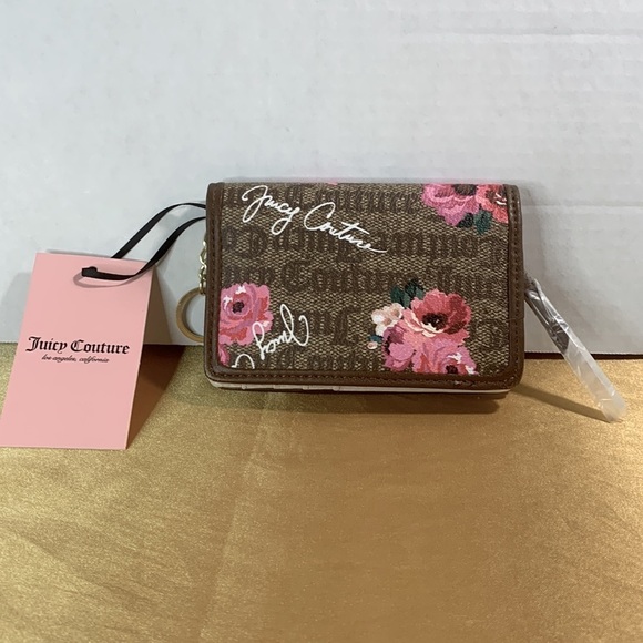 JUICY COUTURE WALLET w/KEYRING - Picture 2 of 5